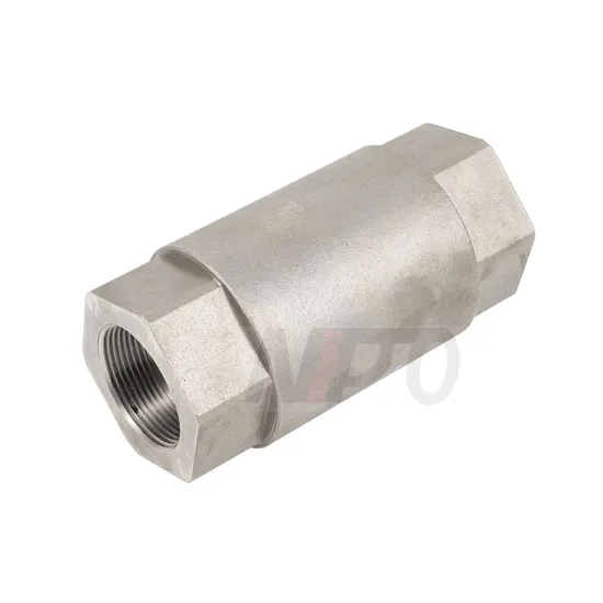 API 6D NPT Ends Forging Axial Flow Check Valve